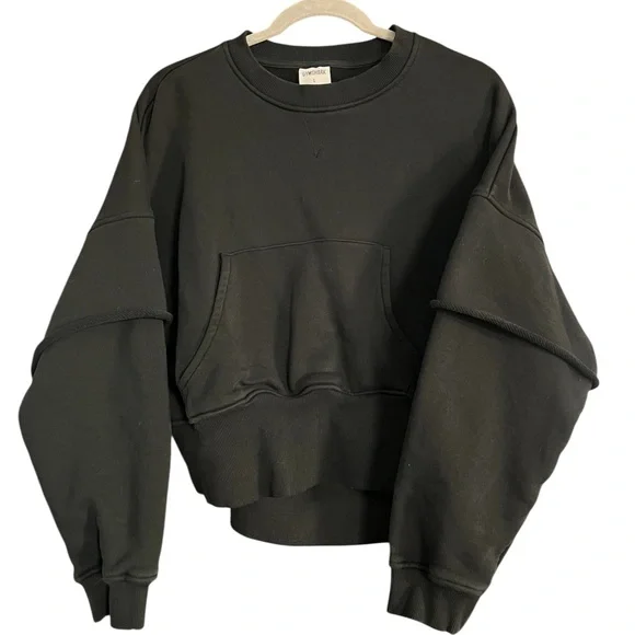 Gymshark x Leana Deeb Sweatshirt in Black size Large - Picture 3 of 9